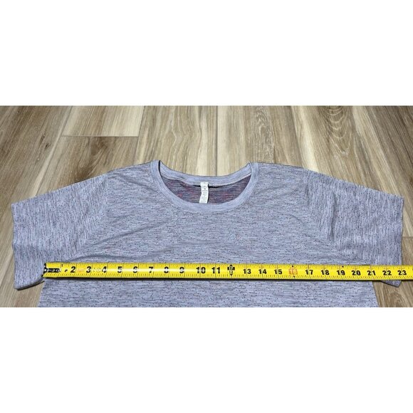 Lululemon Swiftly Tech Purple Relaxed Short Sleeve Shirt - Size 12 - Picture 15 of 16